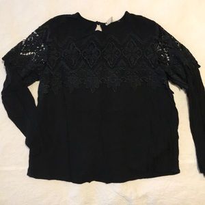Altar’d State black Lacy top